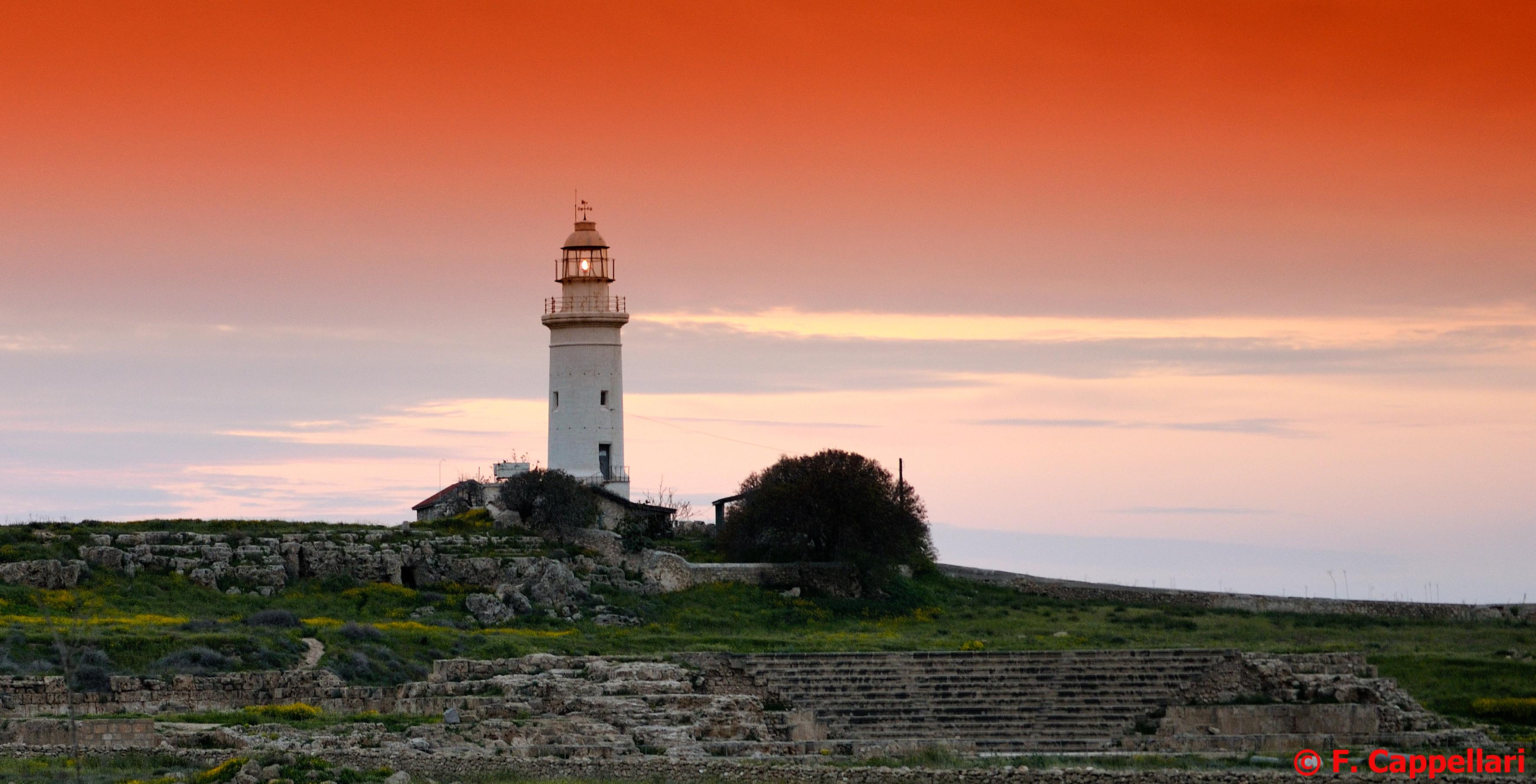 pafos-LighthouseSunset
